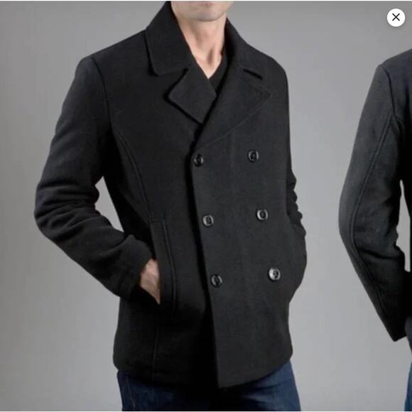 Kenneth Cole Reaction Wool Coat - Picture 1 of 9